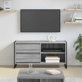 vidaXL Ντουλάπι TV 100 x 36 x 49,5 εκ Γκρι Sonoma