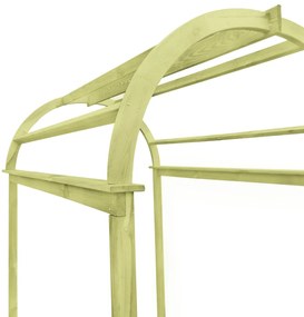 vidaXL Καφασωτό Αψίδα 125 x 150 x 235 εκ. από Εμποτισμένο Ξύλο Πεύκου