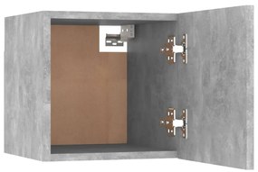 Κομοδίνο Γκρι Σκυροδέματος 30,5x30x30 εκ. από Μοριοσανίδα - Γκρι