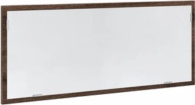 vidaXL LED Καθρέφτης Μπάνιου Καφέ Δρυς 100x8,5x37 εκ. Επεξεργ. Ξύλο