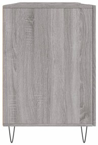 vidaXL Γραφείο Γκρι Sonoma 140 x 50 x 75 εκ. από Επεξεργασμένο Ξύλο