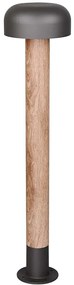 Φωτιστικό Δαπέδου Fraser 462560135 Φ19x84,5cm 1xE27 10W Wood Effect Natural-Anthracite Trio Lighting