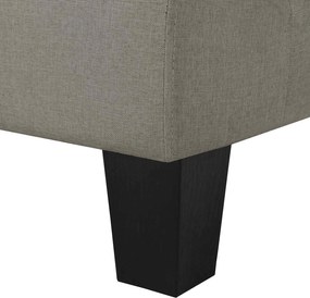 vidaXL Καναπές Taupe Διθέσιοι ύφασμα