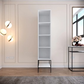 Μονοφυλλη Ντουλαπα Λευκο MARTIN 50x90x181.8