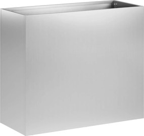 vidaXL Γλάστρα Κήπου Ασημί 50 x 20 x 40 εκ. Γαλβανισμένος Χάλυβας