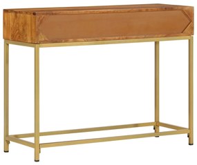 vidaXL Τραπέζι Κονσόλα 100 x 35 x 76 εκ. από Μασίφ Ξύλο Ακακίας