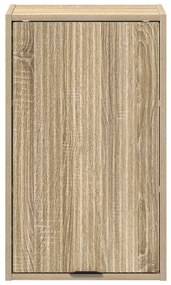vidaXL Ντουλάπι Μπάνιου Επιτοίχιο Sonoma Δρυς 39 x 23.5 x 65 εκ.