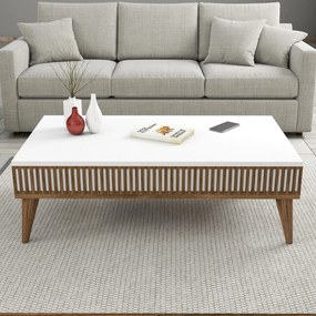 Coffee Table Milan - Walnut, White Walnut
White