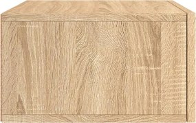 vidaXL Κομοδίνα Επιτοίχια Sonoma Δρυς 35 x 35 x 20 εκ.