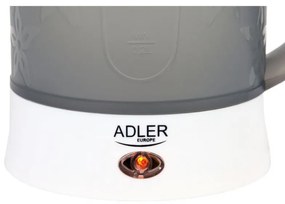 Ηλεκτρικός βραστήρας Adler AD 1268, 900W, 600 ml, 2 φλιτζάνια, Αυτόματη απενεργοποίηση, Γκρι