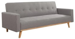 Καναπές - Κρεβάτι Τριθέσιος Carlos Ε9922,2 200x94x83cm Light Grey Ύφασμα
