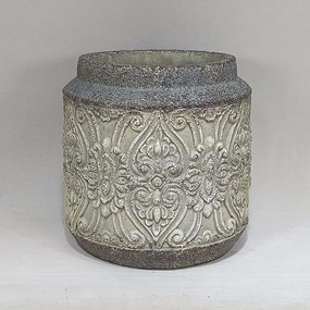 Κασπώ Τσιμεντένιο 752-18058 18x18x19cm Grey-Beige Estheti Home Cement