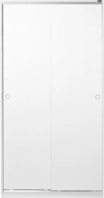 Διφυλλη Ντουλαπα Συρομενη Λευκο SWD 52x100x190