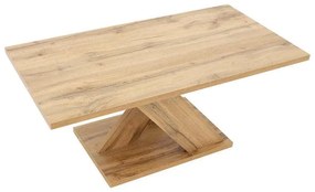 Τραπέζι σαλονιού Solange pakoworld χρώμα sonoma 110x55x47.5εκ