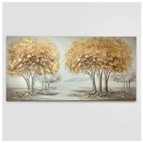 Πίνακας Σε Καμβά Δέντρα 60x120x3cm 755-12064 Estheti-755-12064-Πολύχρωμο 755-12064