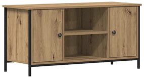 vidaXL Επιπλο τηλεόρασης Artisan Oak 100x40x50 εκ. Επεξεργασμένο ξύλο και χάλυβας