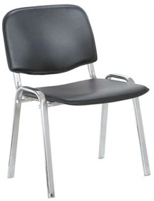 Καρέκλα Υποδοχής Milos 01.0226 53Χ57Χ46/77cm Black