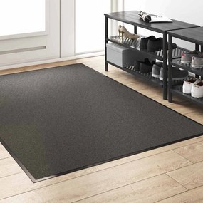 vidaXL Χαλάκι Εξώπορτας Ανθρακί και Μαύρο 120 x 180 cm 100% Πολυαμίδιο