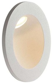 Φωτιστικό Τοίχου - Απλίκα Χωνευτή Onyx INC-ONYx-R1 BCO 3W Led Φ9cm 4cm White Intec