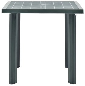 vidaXL Τραπέζι Κήπου Πράσινο 80 x 75 x 72 εκ. Πλαστικό