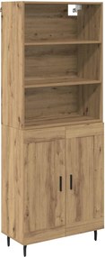 vidaXL Highboard Artisan Oak 69,5 x 34 x 180 εκ.
