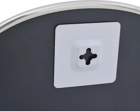 vidaXL Καθρέφτης Τοίχου Ασημί 50x35 εκ.
