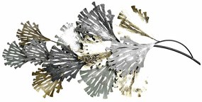 Διακόσμηση τοίχων DKD Home Decor Γκρι Χρυσό Μέταλλο (65 x 10 x 134.6 cm)