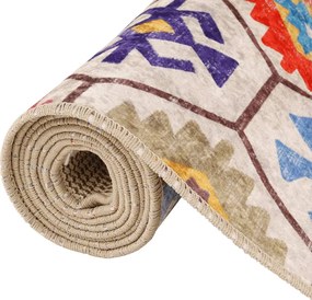 vidaXL Χαλί Πλενόμενο Αντιολισθητικό Πολύχρωμο 80 x 300 εκ.