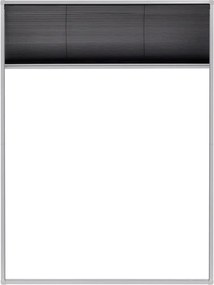 vidaXL Σήτα Παραθύρου Πλισέ 60 x 80 εκ. από Αλουμίνιο