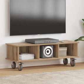 vidaXL Βάση TV Artisan Oak 100 x 35 x 35 εκ Επεξεργασμένο ξύλο