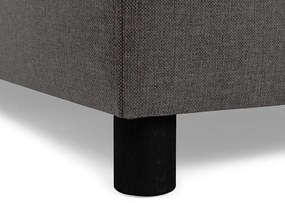 Γωνιακός Καναπές Scandinavian Choice C157, Μαύρο, Γκρι, 344x199x80cm, Πόδια: Πλαστική ύλη | Epipla1.gr