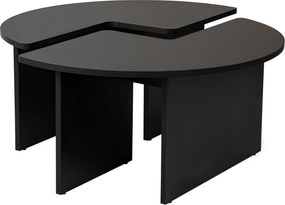 Coffee Table Moira - Wood Black Wood Black