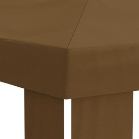 vidaXL Κάλυμμα Γκαζebo 6 x 3 m Taupe Πολυεστέρας 190 gsm