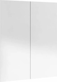 vidaXL Ντουλάπι Μπάνιου με Καθρέφτη 60x15x75 εκ. Λαμπερό Λευκό από MDF