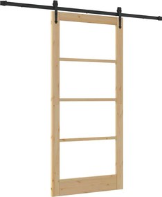 vidaXL Συρόμενη Πόρτα ORKDAL Φυσικό 93 x 202 cm