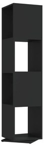 vidaXL Ντουλάπι Περιστρεφόμενο Μαύρο 34,5x34,5x147,5 εκ. Μοριοσανίδα