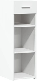 vidaXL Συρταριέρα Λευκή 30x42,5x93 εκ. από Επεξεργασμένο Ξύλο