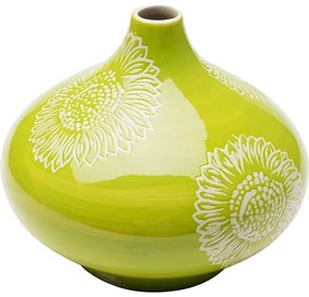 Vase Big Bloom Green 21cm - Πράσινο