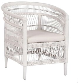 Πολυθρόνα Malawi HM9635.02 Με Μαξιλάρι 80x70x86cm Rattan White