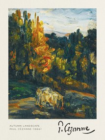 Αναπαραγωγή Autumn Landscape - Paul Cézanne, (30 x 40 cm)