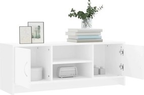vidaXL Έπιπλο Τηλεόρασης Λευκό 102x30x37,5 εκ. από Επεξεργ. Ξύλο