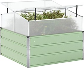 vidaXL Γλάστρα Παραλλαγή Παστέλ Πράσινο 100 x 100 x 77 cm