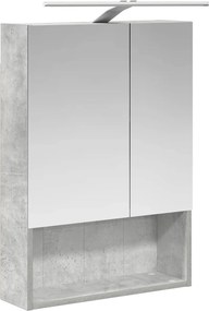 vidaXL Σετ Ντουλαπιών Μπάνιου 5 pcs Γκρι Σκυροδέματος