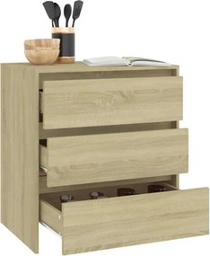 vidaXL Μπουφές Sonoma Δρυς 70x41x75 εκ. από Επεξεργασμένο Ξύλο