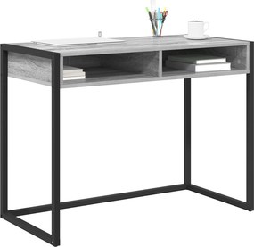 vidaXL Γραφείο Γκρίζο Σονομα 100 x 50 x 75 cm Επεξεργασμένο ξύλο