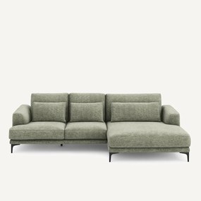 Γωνιακός καναπές XL δεξιός, από βαμβακερό ύφασμα, MARSILE