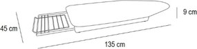 Σιδερώστρα Stiropratico ARiT - Cherry Wood