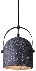 Φωτιστικό Οροφής KS411P16B 1ΧΕ27 D16XH130 Black Aca Decor Cement