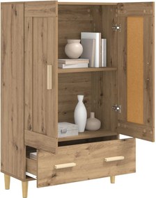 vidaXL Highboard Artisan Δρυς 70 x 31 x 115 εκ Επεξεργασμένο Ξύλο