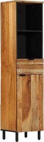 vidaXL Ντουλάπι Μπάνιου Solid Acacia Wood 38 x 33 x 160 εκ.